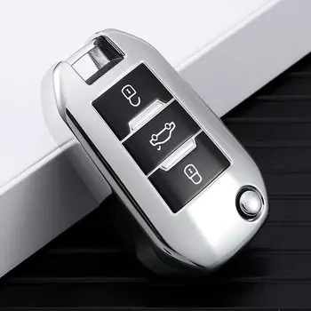 Чехол для пульта дистанционного управления для автомобиля Пежо 208, 2008, 308, 3008, 408, 508, Ситроен C4, кактус, C5, DS4, DS5, ТПУ