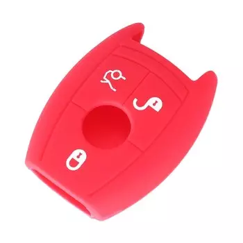 Чехол для пульта дистанционного управления KEYYOU, 3 кнопки силиконовый чехол для ключей от машины для Mercedes Benz W203 W210 W211 AMG W204 C E S CLS CLK CLA SLK Class