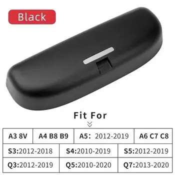 Чехол для солнцезащитных очков для Audi A3 S3 8V 8Y A4 B9 B8 S4 A5 S5 A6 C7 C8 Q3 Q5 Q7 2015 2016 2017 2018 2019 2020 2021 2022 Автомобильные аксессуары
