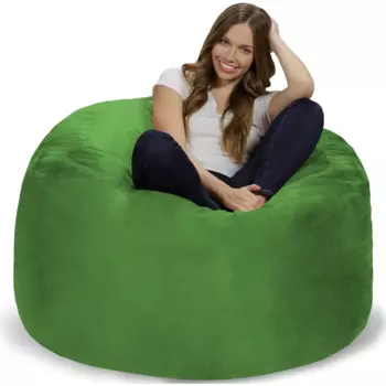Чехол для стула Chill Sack, 4 фута, мебельные кресла из микрозамши и лайма для спальни