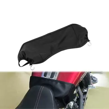 Чехол для топливного бака мотоцикла, защитная крышка из винила и кожи, для Harley Touring Road Glide FLHT FLHX FLRT 97-UP