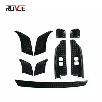 Чехол для зеркала заднего вида ROVCE, передний задний бампер, боковая защита от царапин для Land Rover Defender 90 110 2020-2023