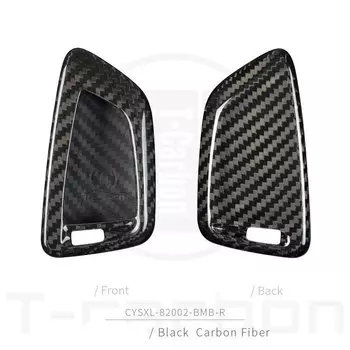 Чехол из настоящего углеродного волокна для BMW F15 F16 F48 G30 F85 G11 X1 X5 X6 M 2018 X1 X3 X4 X5 X6 35i 50i