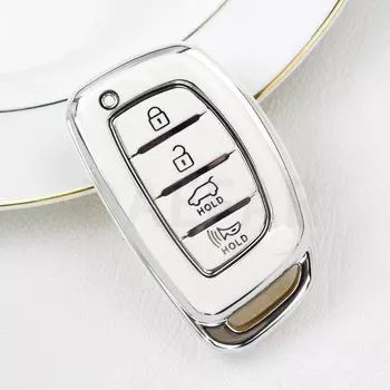 Чехол из ТПУ для автомобильного дистанционного ключа для Hyundai Tucson Ix35 Ix45 I10 I30 I40 Santa Fe Rena Sonata Elantra Creta, аксессуары для брелока