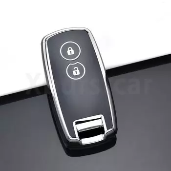 Чехол из ТПУ для автомобильного дистанционного ключа для Suzuki Grand Vitara SX4 S-Cross XL-7 Kuyucha Sch4 Swift 2007-2010, чехол-брелок, держатель без ключа