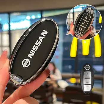 Чехол из ТПУ для автомобильного смарт-ключа для Nissan Leaf Micra Qashqai J11 J10 X Trail T32 Versa Note Patrol, чехол для брелока, аксессуары