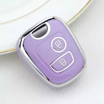 Чехол из ТПУ для дистанционного ключа автомобиля, чехол-держатель для Peugeot 107 207 307 407 206 306 406 для Citroen C1 C4 C2 C3 Berlingo Xasara