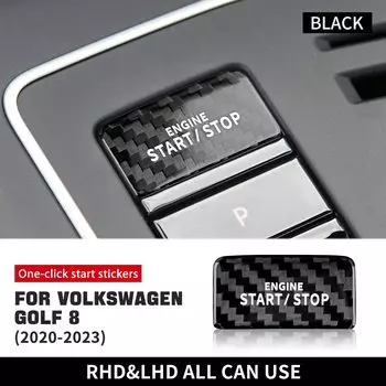 Чехол из углеродного волокна для Volkswagen Golf 8 2020 2021 2022 2023