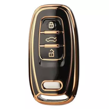 Чехол Jingyuqin из ТПУ с дистанционным управлением для Audi A3 A4 A5 A6 A7 A8 Quattro Q3 Q5 Q7 R8 S4 S5 S6 S7 S8 TT 2008-2016