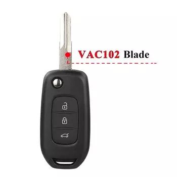 Чехол jingyuqing для автомобильного флип-ключа для Renault Kadjar Captur Symbol Kaptur Megane Logan 2013- 2018 3BTN чехол для ключа дистанционного управления