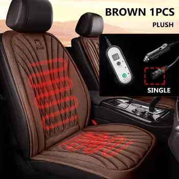 Чехол Karcle для автомобильного сиденья с подогревом, 12-24 В, универсальный обогреватель для сидений, универсальные зимние чехлы для сидений, подогреватель сидений
