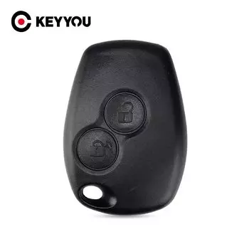 Чехол KEYYOU 10X с 2 кнопками для дистанционного ключа чехол для Renault Megane Modus Espace Laguna Duster Logan DACIA Sandero Fluence Clio Kangoo