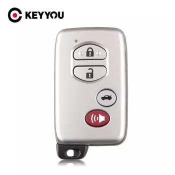 Чехол KEYYOU 5X для дистанционного ключа с 4 кнопками, чехол для ключа для TOYOTA AURION AVALON LANDCRUISER CAMRY HIGHLANDER RAV4
