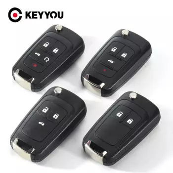 Чехол KEYYOU для дистанционного ключа 10X 2/3/4/5 BT, чехол для OPEL VAUXHALL Insignia Astra Zafira, для Chevrolet Cruze, Buick