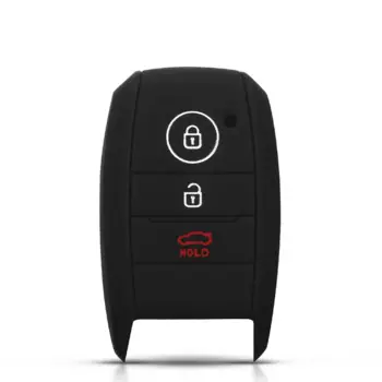 Чехол KEYYOU для Kia K2, K3, K4, K5, Forte, Cerato, Sportage 2014, чехол для смарт-ключа автомобиля, силиконовый чехол, 3 кнопки, искусственный чехол