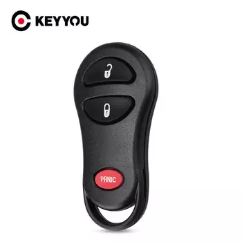 Чехол KEYYOU для ключа дистанционного управления автомобиля чехол 2 + 1 3 кнопки для Chrysler PT Cruiser Town & Country Dodge Ram 1500 фургон Jeep без ключа