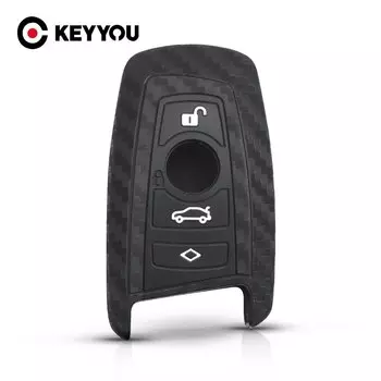 Чехол KEYYOU из углеродного волокна для BMW 1 2 3 4 5 6 7 M Series X3 X4 F20 F22 F30 F31 F36 F10 F11 F07 F12 F01