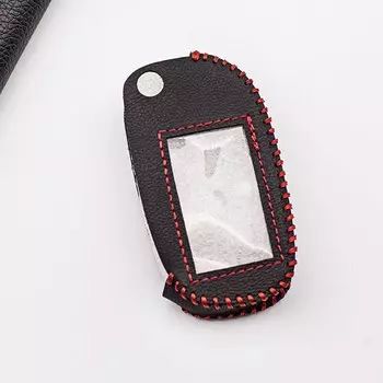 Чехол-книжка для автомобильной сигнализации Starline, кожаный, складной, для русской автомобильной сигнализации A91, A61, B9, B91, A91