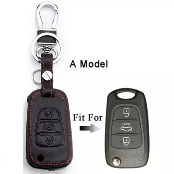 Чехол-книжка для пульта дистанционного управления, из натуральной кожи, для Kia Rio, Sportage, Soul, Ceed, для Hyundai I30, Verna, Veloster I35, Зимняя