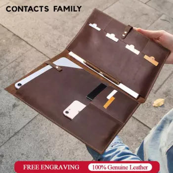 Чехол-книжка из натуральной коровьей кожи для iPad Pro 12,9 Air/Pro 13 Galaxy Tab S9 + S8 +