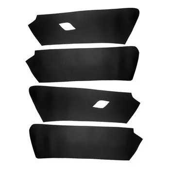 Чехол на дверную панель из микрофибры для VW Golf 7 2014 2015 2016 2017 2018, внутренняя дверная ручка автомобиля, накладка на панель