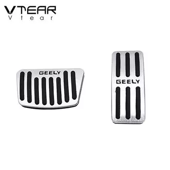 Чехол на педаль акселератора Vtear, аксессуары для интерьера, подставка для ног, детали для Geely Tugella Xingyue FY11 Knewstar 001