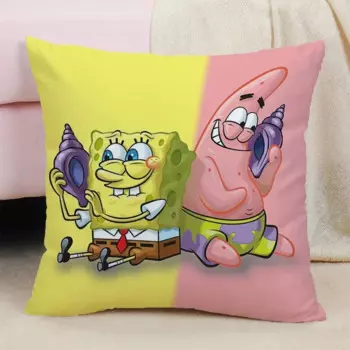 Чехол на подушку Губка Боб Bandai фланелевая 45x45 см