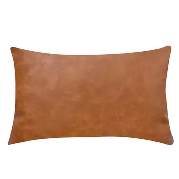 Чехол на подушку, коричневые декоративные подушки из искусственной кожи для дивана, гостиной, автомобиля Housse De Coussin 30*50, декоративные подушки, домашний декор