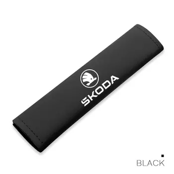 Чехол на ремень безопасности автомобиля из искусственной кожи, чехол на ремень безопасности для New Skoda Fabia Superb Yeti Octavia Rapid Kodiaq A4 A6 A7 2 3 A5