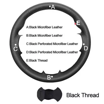 Чехол на руль автомобиля, черный, бежевый, серый, для Land Rover Discovery 4 2010 2011 2012 2013 2014 2015 2016 воланом