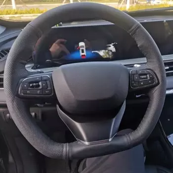 Чехол на руль автомобиля из натуральной кожи для Chery Exeed VX 2021 2022 LX 2019-2022 TXL, чехол на ручку, аксессуары для интерьера автомобиля