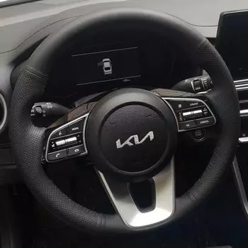 Чехол на руль автомобиля, оплетка из искусственной кожи для Kia K5 Optima 2019, Cee'd Ceed 2019 Forte Cerato (AU) 2018, автомобильные аксессуары