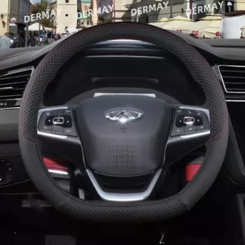 Чехол на руль автомобиля Skytour для Chery Tiggo 8 Pro/Pro Max Tiggo 8 Plus, 9 цветов, нескользящие автомобильные аксессуары из искусственной кожи