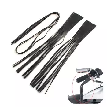 Чехол на руль мотоцикла, тормозной рычаг с бахромой и кисточкой для Harley Honda Yamaha Cafe Racer Chopper Bob Scrambler R9T Универсальный