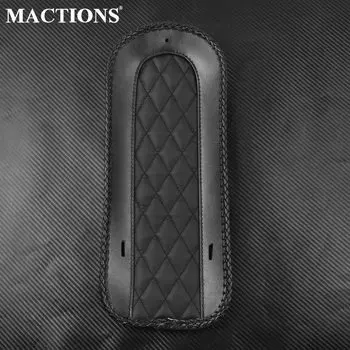 Чехол на заднее крыло мотоцикла, черный кожаный нагрудник для Harley Touring Electra Glide Street Glide Road Glide FLHTK FLHR 2009-2025