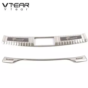 Чехол на задний бампер Vtear, украшение на задний порог багажника автомобиля, аксессуары против царапин, интерьер для Chery Tiggo 7 Pro Xcite x-cross 7