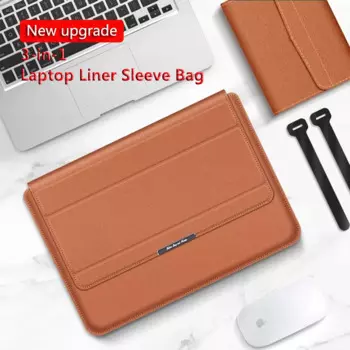 Чехол-подкладка для ноутбука 3-в-1, кожаные чехлы для MacBook, Samsung Tab 11,6, 12, 13, 14, 15 дюймов, полиуретановая Сумка для планшета и компьютера, Новинка