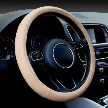 Чехол рулевого колеса автомобиля для Nissan X-trail 2000 - 2016 Frontier Murano Pathfinder Xterra 2000 - 2021 M размер руля