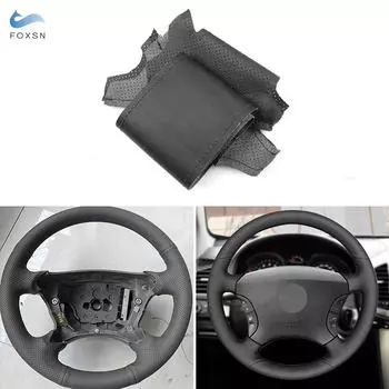 Чехол рулевого колеса для Mercedes Benz S CL Class W220 S430 S350 S500 S600 1999-2005 C215 1999-2006