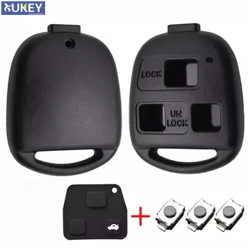 Чехол с дистанционным управлением для Toyota Land Cruiser FJ Cruiser для LEXUS GX470 LX470 RX350 3, резиновая кнопка, ремонтный комплект