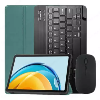 Чехол с клавиатурой для Huawei Mate Pad SE 10,4, чехол для планшета 2022, Магнитный чехол с русской, испанской, португальской, Арабской клавиатурой и мышью