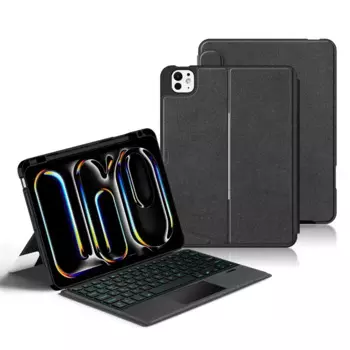 Чехол с клавиатурой для iPad Pro 11 дюймов 2024 M4 Touchpad с подсветкой Teclado для iPad Pro 11-дюймовый чехол 5-го поколения A2837 A3006