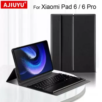 Чехол с клавиатурой для Xiaomi MiPad 6 Pro 2023, чехол с Bluetooth-клавиатурой для Xiaomi Pad 6 Pro MiPad6, 11-дюймовый умный чехол для планшета