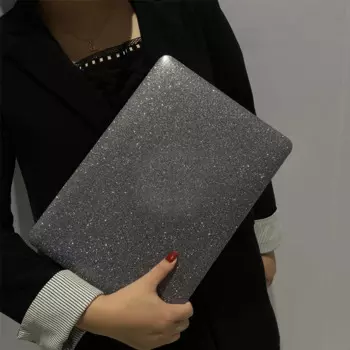 Чехол с отверстиями и блестками для MacBook, абстрактный чехол для ноутбука MacBook Air 13 Macbook Pro 13 16 14 15 С Вырезанным Логотипом