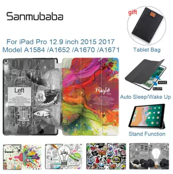 Чехол Sanmubaba для Apple iPad Pro 12,9 дюймов 2015 2017 версия планшет для надписей для мозга чехол funda модель A1584 A1652 A1670 A1671