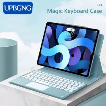 Чехол UPBGNG с беспроводной клавиатурой и тачпадом для IPad Pro 11 2020 2021 / iPad Air 5 Air 4 10,9 дюйма/Air 5th Gen 4th