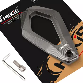 Chekis подходит для мотоцикла Zontes 368 г 368 м 368 К 368 м 368D 501 г модифицированные аксессуары защитная крышка выхлопной трубы хвост декоративная крышка металлическая защита