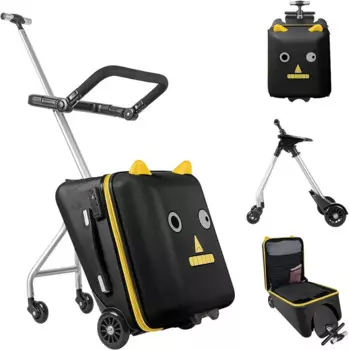 Чемодан для ленивых мужчин, чемодан для прогулок, чемодан для мамы, детский складной чемодан на колесиках, чемодан для ручной клади