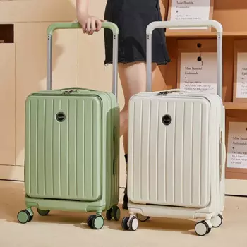 Чемодан на колесиках с широкой ручкой, 20/26 дюймов