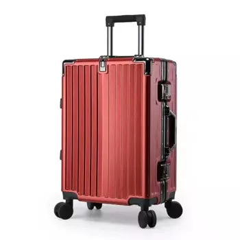 Чемодан на колесиках с замком TSA, роскошный Дорожный чемодан на колесиках, колеса 20, 22, 24, 26 дюймов